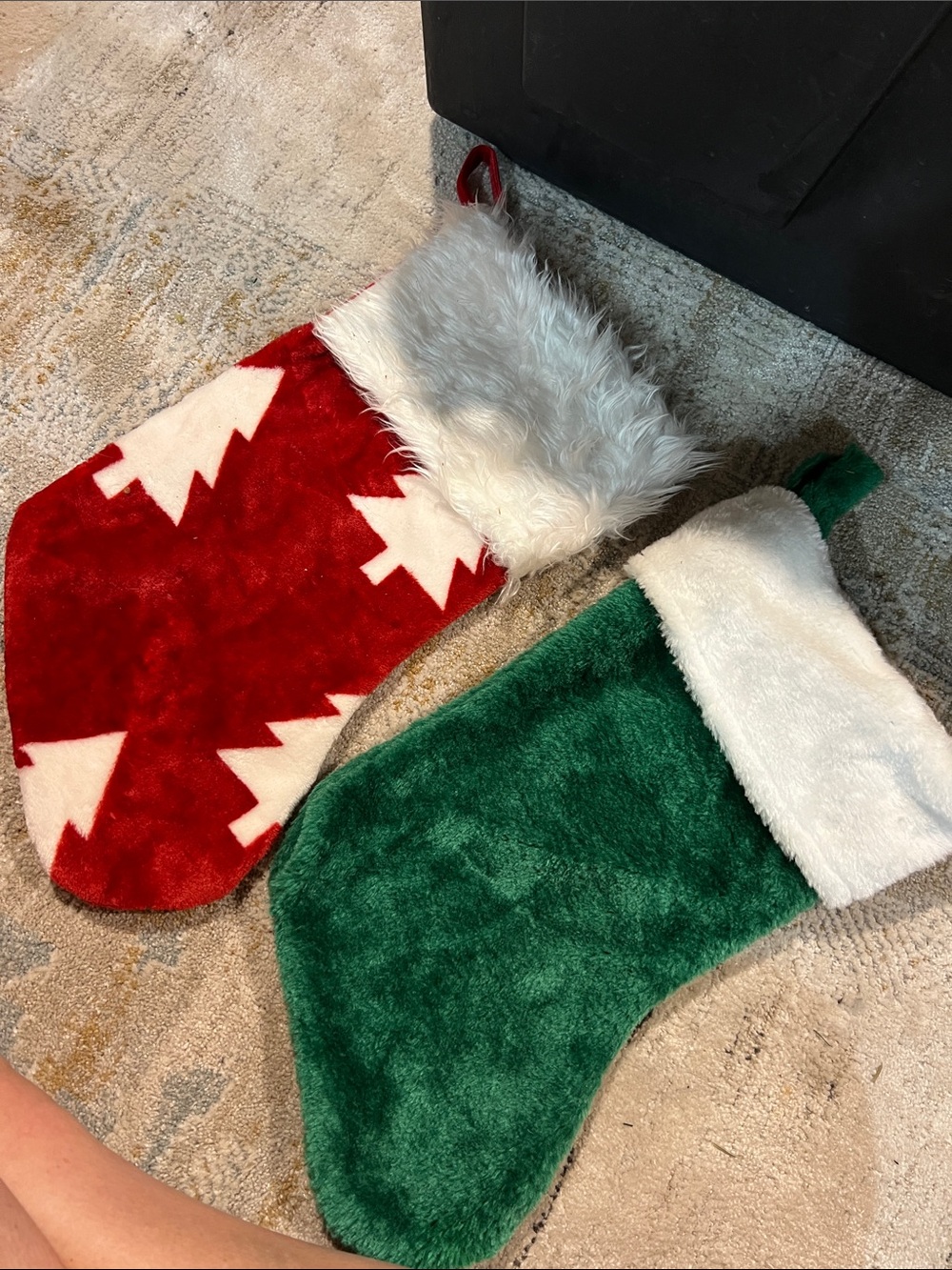 Festive Plush Christmas Stockings Set - z94